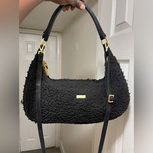 Hammitt Los Angeles Black sherpa Becker shoulder crescent 🌙 bag